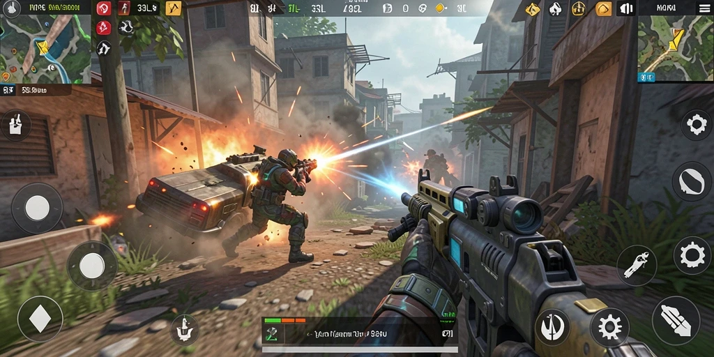 Tangkapan layar gameplay TPS yang penuh aksi dan strategi.