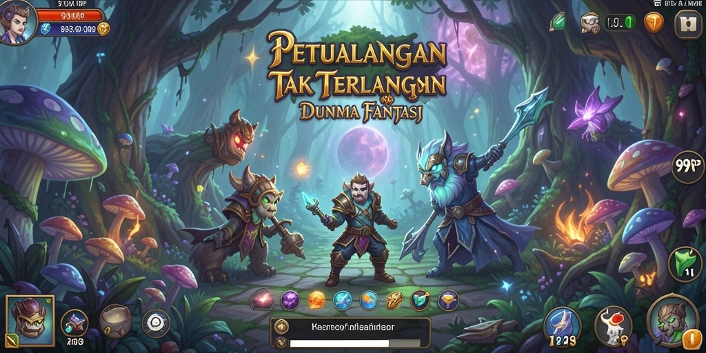 Tangkapan layar gameplay 99RP yang menampilkan petualangan seru.
