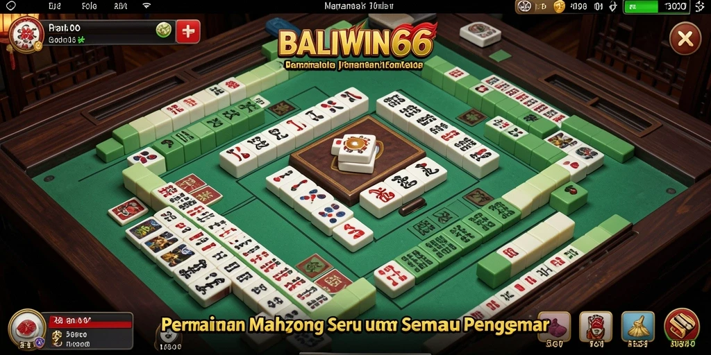 Screenshot BALIWIN66 menampilkan gameplay Mahjong yang menyenangkan.