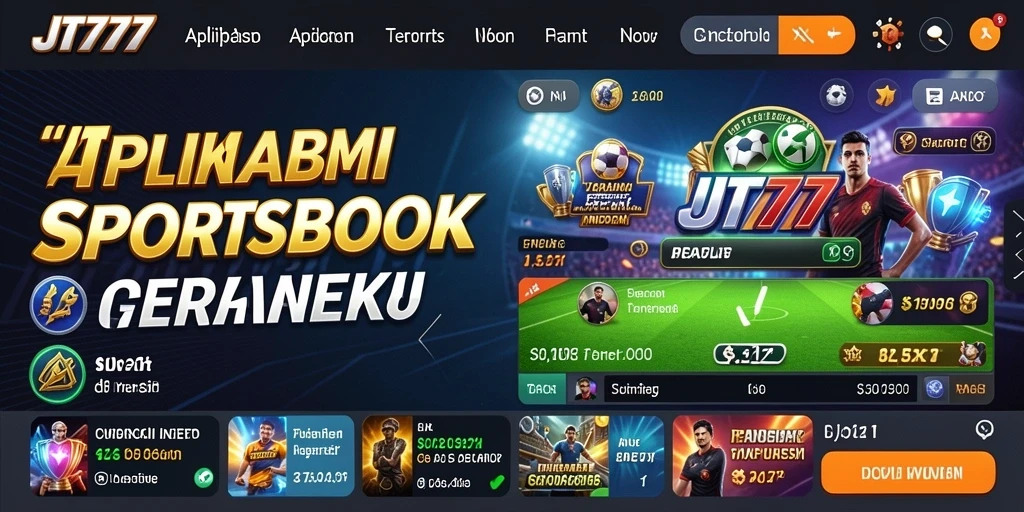 Tampilan gameplay menarik dari aplikasi Sportsbook JT777.
