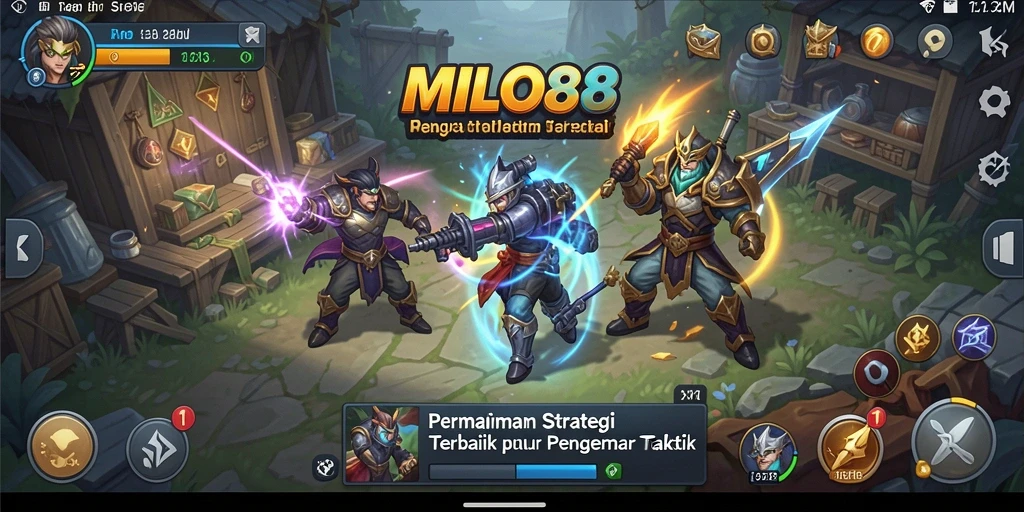 Tampilan gameplay menarik dari MILO88 yang penuh strategi.